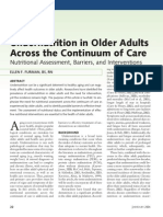 Undernutrition in Older Adults