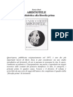 Enrico Berti Aristotele Dalla Dialettica Alla Filosofia Prima
