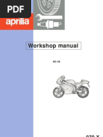 APRILIA Workshop Manual - RS50