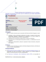 PCORP-0007 Rev - 4 - Control de Documentos y Registros
