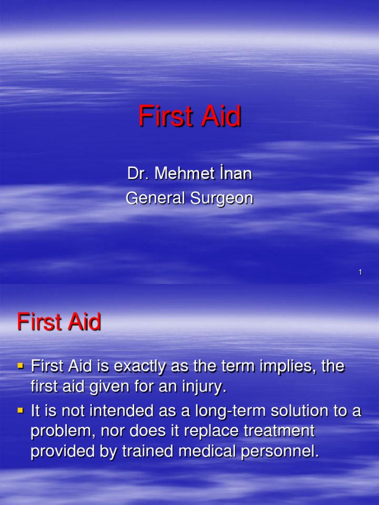 First Aid | PDF | Wound | Myocardial Infarction