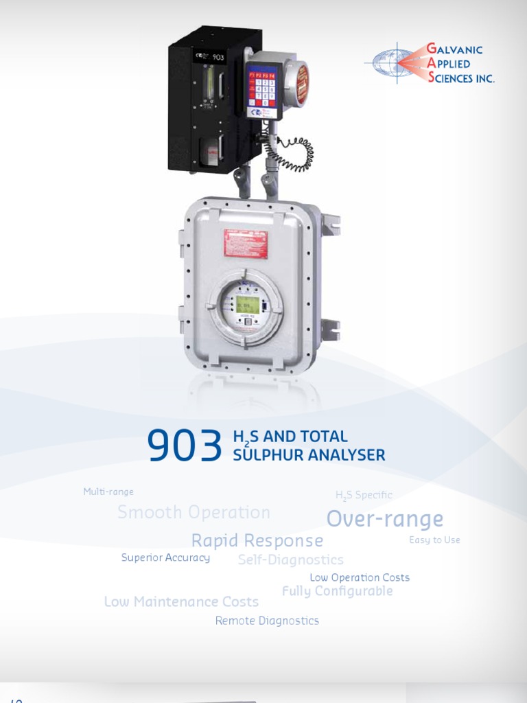 h2s Analyzer 903 Natural Gas Personal Computers