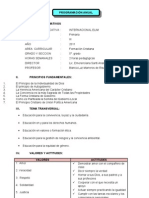 P.A. Formacion Cristiana 5°PRIM