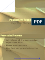 p184 Possessive Pronouns