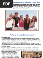 Tema 3 Psicologia B - Relações indivíduos grupos