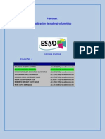 Práctica 1. Calibración de Material Volumétrico: Química Analítica Equipo No. 7