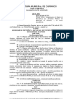 Regime de Previdencia Dos Servidores Publicos Lei n 4954