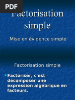 Mise en évidence Simple