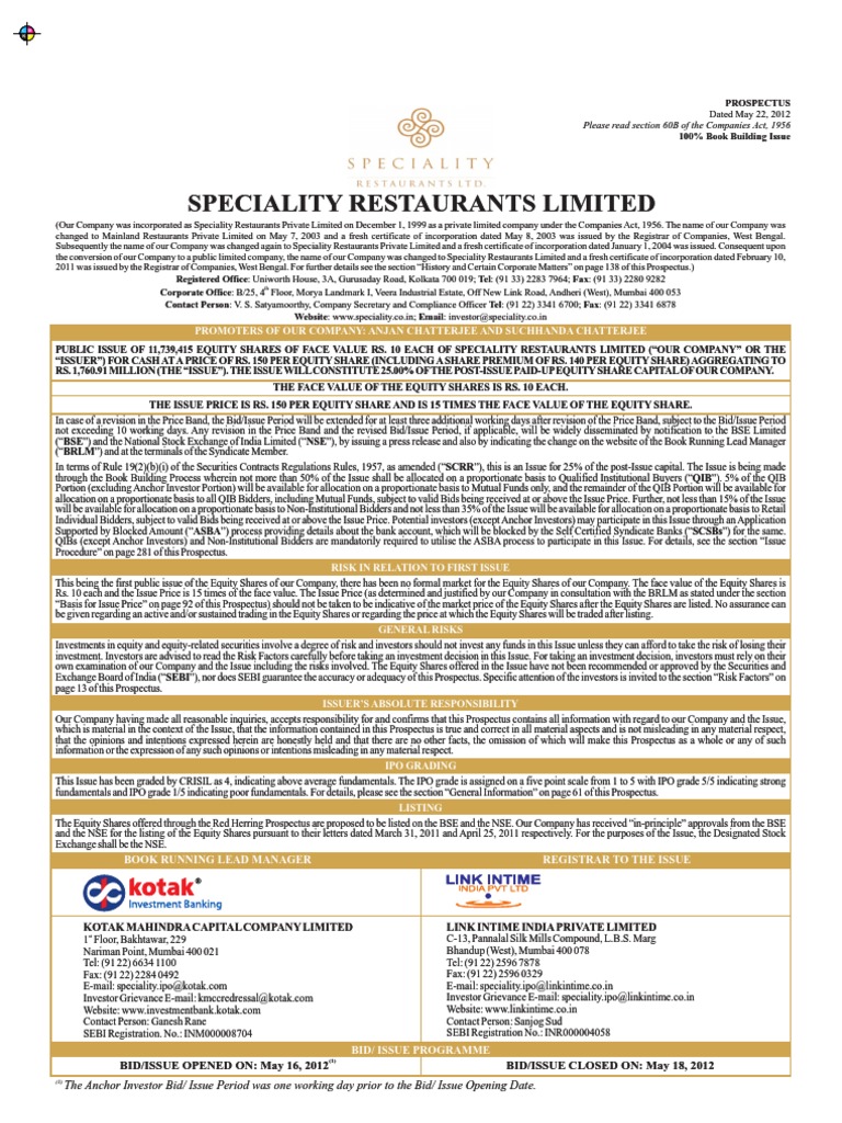Caribbean Princess Speciality Restaurants Limited