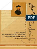 "The Collatio: An Instrument For Personal and Communal Growth" by Odette Gashabana Zaccaria Spirituality Collection - Vol. 1