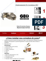 Instalacion y Mantenimiento de Cerraduras GEO