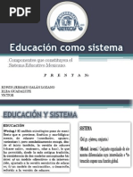 Educacion Como Sistema
