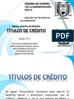 Titulos de Credito