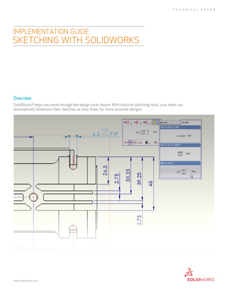 Sketching With Solidworks: Implementation Guide | PDF | Cartesian ...