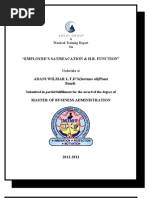 ADANI WILMAR (employee’s satisfacation & h.r. funcation)
