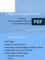 Beginners Guide To The API