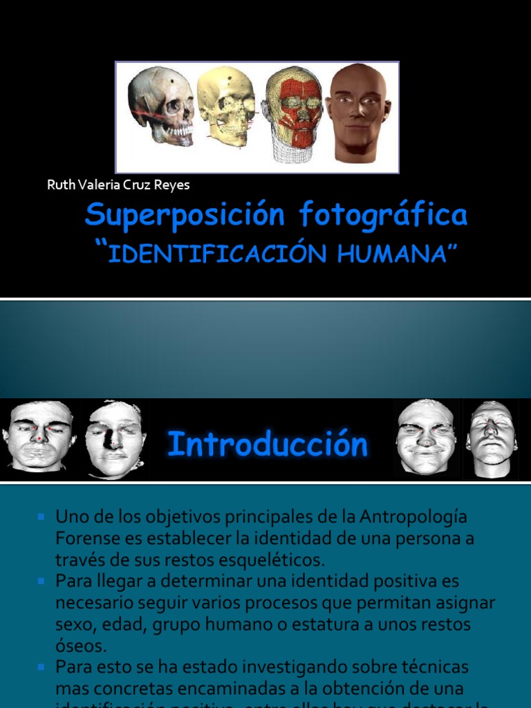 Superposición fotográfica en identificación humana | PDF