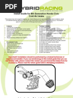 Hybrid Racing 8th Gen CAI Install Guide