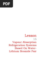 Download 15 Vapour Absorption Refrigeration Systems Based on Water-Lithium Bromide Pair by PRASAD326 SN12743876 doc pdf