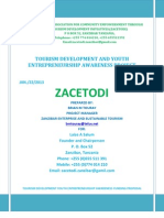 Zacetodi -Tourism Development and Youth Entrepreneurship Awareness Project -Completed - Brian m Touray - Zest Project Manager= Youth Empowerment - Tourism Awareness - CUSO- INTL- VSO INTL- ACRA