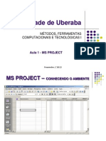 Apresentacao - Microsoft Project - Visão Geral Do Ambiente