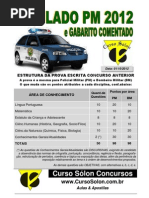 Simulado PM e BM 2012