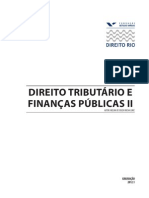 Direito Tributario e Financas Publicas II 2012-1