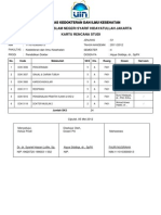 KARTU RENCANA STUDI