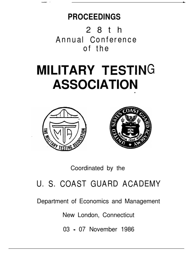 Tradoc Pam 525-28 Proceedings1986 PDF Armed Services Vocational Aptitude Battery Computing And Information Technology