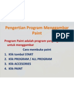 Pengertian Program Menggambar Paint