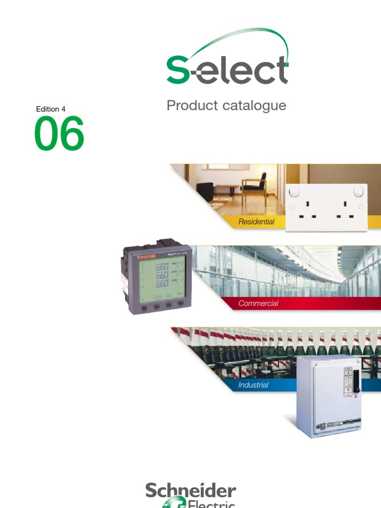 Schneider Select Product Catalog Technical PDF Electrical Connector