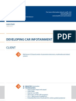 Case Study Developing Car Infotainment Automotive Luxoft for Us Based Vendor