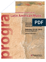 Program Simposium Music