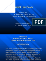 Combat Life Saver: Lesson 22 Administer First Aid To Chemical Agent Casualties