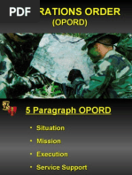 oporation order class ppt
