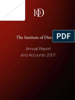 IoD Report and Accounts 2007