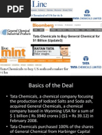 Acquisition of GC by Tata Chem