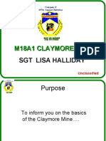 M18A1 Claymore Mine SGT Lisa Halliday