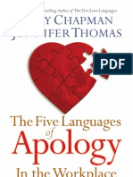 Learn Five Languages of Apology For The Workplace