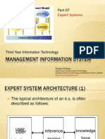 Management Information System: Expert Systems