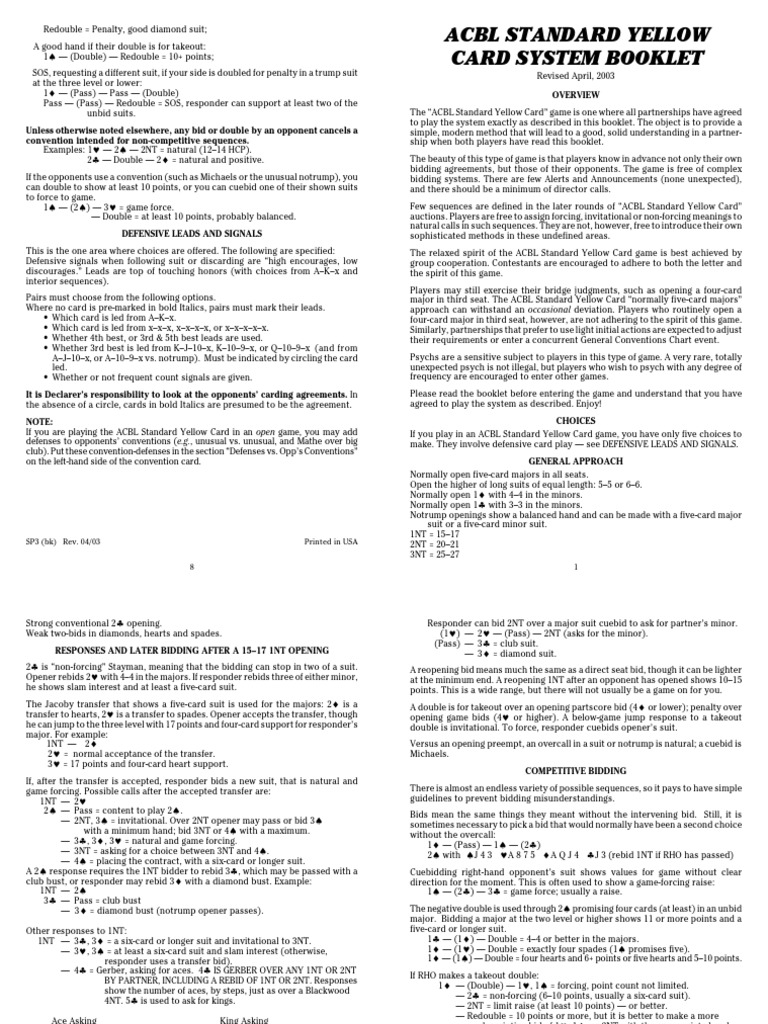 Sayc Book | PDF