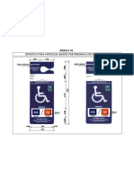 Anexo 10 Distintivo de Vehículo para Personas con Discapacid
