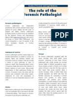 The Role of Forensic Pathologist