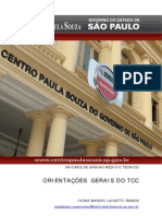 Orientações Sobre TCC Do Centro Paula Souza