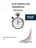 Protocolo Estudio de Tiempos Con Cronometro