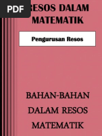 Pengurusan Resos Matematik