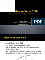ZOOL 410 Perspectives on Stem Cells