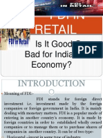 Fdi in Retail: Is It Good or Bad For Indian Economy?
