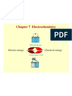 Chapter 7 Electrochemistry: Electric Energy Chemical Energy