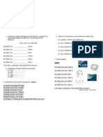 Atividade Aeiou Primeira Semana de Aula